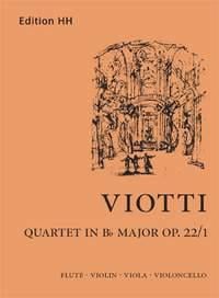 Quartet in B flat major op. 22/1